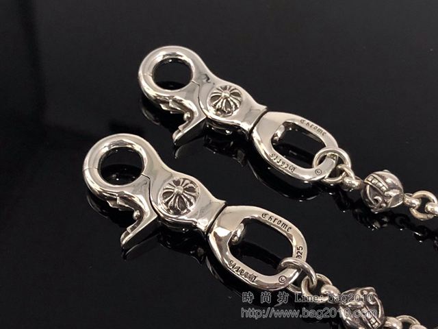 chrome hearts銀飾 克羅心褲鏈 克羅心裝飾品鏈 克羅心包鏈  gjc1887
